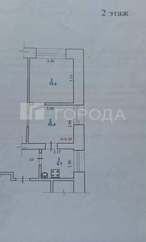 2-к квартира, вторичка, 27м2, 2/5 этаж