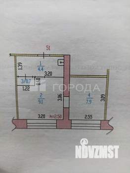 1-к квартира, вторичка, 22м2, 3/5 этаж
