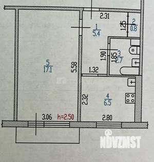 1-к квартира, вторичка, 33м2, 2/9 этаж