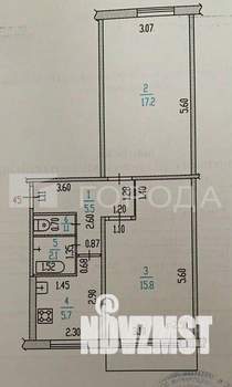 2-к квартира, вторичка, 47м2, 5/5 этаж