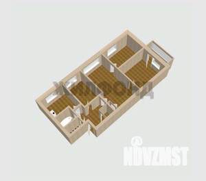 4-к квартира, вторичка, 63м2, 5/5 этаж