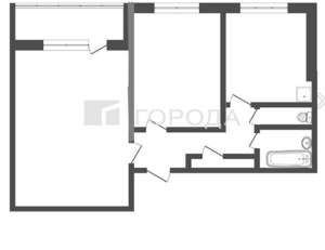 2-к квартира, вторичка, 50м2, 3/10 этаж