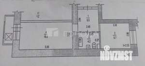 1-к квартира, вторичка, 38м2, 7/16 этаж
