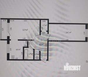 2-к квартира, вторичка, 45м2, 5/5 этаж