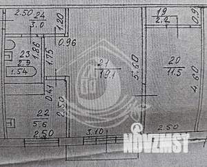 2-к квартира, вторичка, 44м2, 5/5 этаж