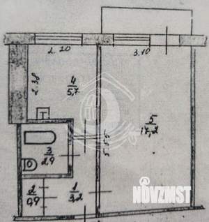 1-к квартира, вторичка, 31м2, 5/9 этаж