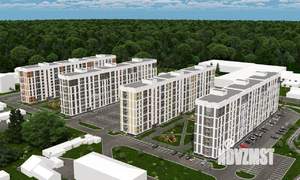 2-к квартира, строящийся дом, 34м2, 6/10 этаж