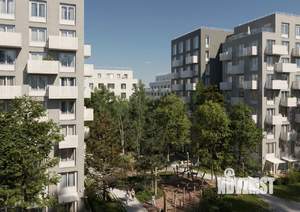 3-к квартира, строящийся дом, 67м2, 4/9 этаж