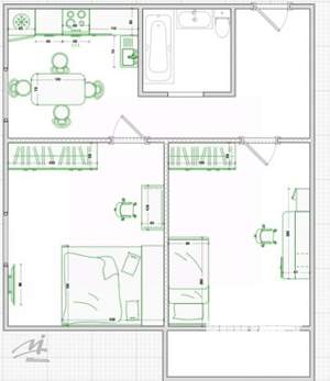 2-к квартира, вторичка, 48м2, 6/12 этаж