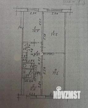 3-к квартира, вторичка, 61м2, 1/5 этаж