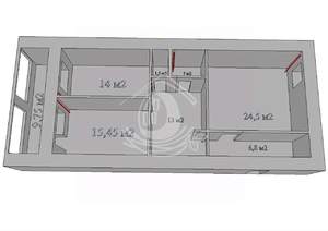 3-к квартира, вторичка, 78м2, 4/17 этаж