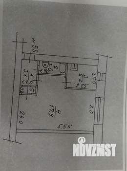 1-к квартира, вторичка, 30м2, 5/5 этаж