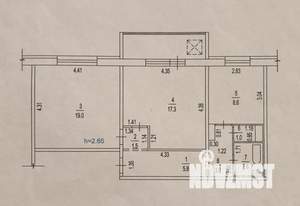 2-к квартира, вторичка, 59м2, 9/10 этаж