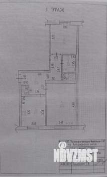 2-к квартира, вторичка, 50м2, 1/2 этаж