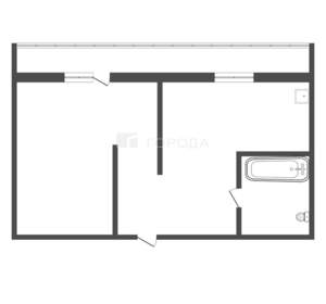 1-к квартира, вторичка, 24м2, 4/5 этаж