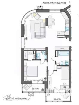3-к квартира, вторичка, 89м2, 7/16 этаж
