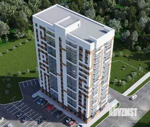 3-к квартира, строящийся дом, 49м2, 15/16 этаж