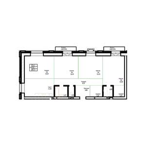 4-к квартира, строящийся дом, 120м2, 6/7 этаж