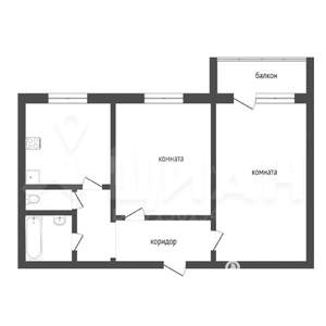 2-к квартира, вторичка, 54м2, 3/10 этаж