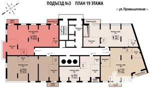 1-к квартира, вторичка, 133м2, 19/23 этаж