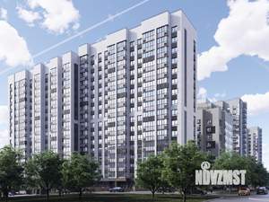 2-к квартира, строящийся дом, 48м2, 13/16 этаж