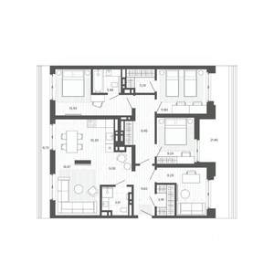 5-к квартира, строящийся дом, 130м2, 8/9 этаж