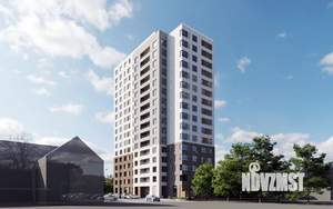 2-к квартира, строящийся дом, 54м2, 2/16 этаж