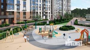 2-к квартира, строящийся дом, 45м2, 9/10 этаж