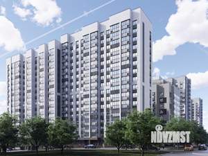 1-к квартира, строящийся дом, 30м2, 11/16 этаж