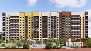 2-к квартира, строящийся дом, 54м2, 9/10 этаж