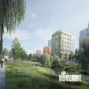 3-к квартира, строящийся дом, 54м2, 21/24 этаж