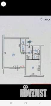 1-к квартира, вторичка, 40м2, 5/9 этаж