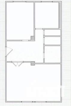 2-к квартира, вторичка, 57м2, 1/3 этаж
