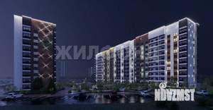 2-к квартира, строящийся дом, 44м2, 8/10 этаж