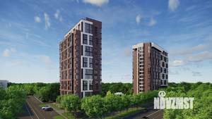 2-к квартира, строящийся дом, 51м2, 4/15 этаж
