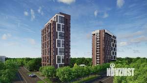 2-к квартира, строящийся дом, 61м2, 2/15 этаж