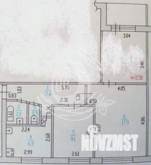 3-к квартира, вторичка, 55м2, 3/9 этаж