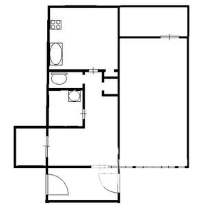 2-к квартира, вторичка, 43м2, 5/9 этаж