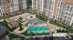 1-к квартира, строящийся дом, 38м2, 8/10 этаж