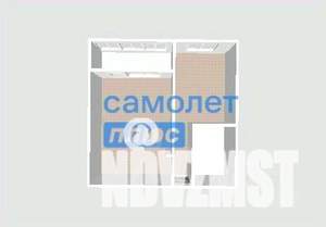 1-к квартира, вторичка, 34м2, 4/10 этаж