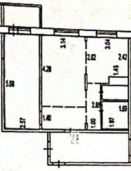 2-к квартира, вторичка, 49м2, 4/10 этаж