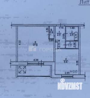 1-к квартира, вторичка, 34м2, 8/10 этаж