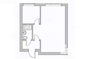 1-к квартира, вторичка, 30м2, 5/9 этаж