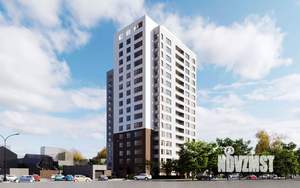 1-к квартира, строящийся дом, 26м2, 2/16 этаж