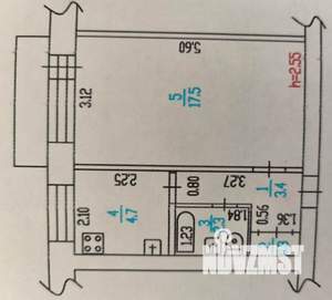 1-к квартира, вторичка, 29м2, 5/5 этаж