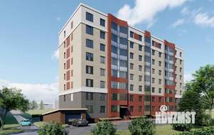1-к квартира, строящийся дом, 38м2, 2/8 этаж