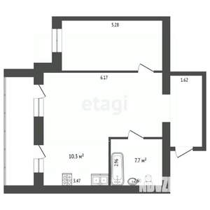 2-к квартира, вторичка, 66м2, 15/16 этаж