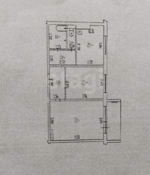2-к квартира, вторичка, 46м2, 5/10 этаж