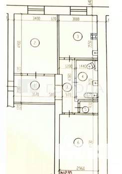 2-к квартира, вторичка, 60м2, 3/4 этаж