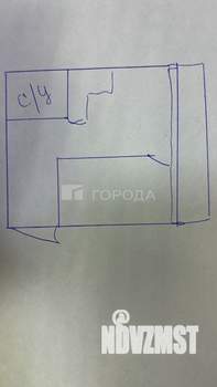 1-к квартира, вторичка, 43м2, 9/9 этаж